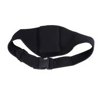 Angoily Adjustable Microphone Transmitter Pouch with Comfortable Synthetic Rubber and Nylon Material for Fitness and Theatre Use, Close-Fitting Vertical Design with Enhanced Band Edges