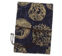 Angoily Adjustable Vintage Cloth Book Cover Protector Wear Resistant Sleeve for Student Notebooks and Diaries Lightweight Stylish Book Protector with Fine Workmanship for Daily Use