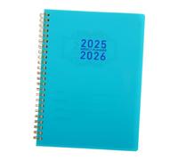 Angoily Agenda Planner with Twin Wire Binding Portable Weekly and Monthly Calendar Organizer Daily Journal Notebook with Thick Paper for Goal Setting Do Lists for Travel and Meetings
