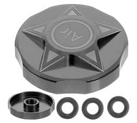 Angoily Aluminum Alloy Mountain Bike Front Fork Cover Suspension Air Chamber Cap Shock Absorption Dustproof Valve Protector for Cycling Accessories