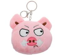 Angoily Animal Coin Holder Wallet Cute Plush Piggy Zipper Closure Compact Design for Little Daily Essentials on The Go Charming and Adorable