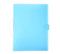 Angoily Art Portfolio Case A3/8k 30 Pages Blue with Handle, Boys and Girls Artwork Storage Organizer and Painting Supply Portfolio Bag for Art Storage and Poster Transport