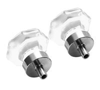 Angoily Artificial Crystal Drawer Knob Octagon 2pcs Cabinet Door Handle | Smooth Shiny Surface, Comfortable Grip, Quick Installation, Replacement Hardware for Bookcase Doors, Kitchen Cupboards