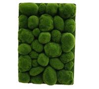 Angoily Artificial Moss Mat Faux Greenery Micro Landscape Lawn Prop for Garden DIY Decor Realistic Simulated Moss Wall Ornament for Woodland Themes Terrariums Wreaths and Fairy Gardens