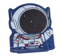 Angoily Astronaut Design Metal Book Stand Desktop Book Holder for Reading Stylish Space-Themed Reading Accessory