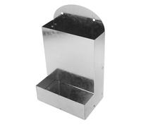 Angoily Automatic Metal Oyster Shell Chicken Feeder with Gravity Feeding System Wall-mount Poultry Trough for Small Farms and Backyard Coops Nutrient-rich Self-serving Feeder for Chickens