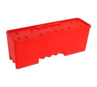 Angoily Bee Queen Transport Box Beekeeping Cage Rearing Box Pp Red for Bees Storing and Safe Transport Compact Portable Beekeeping Tool