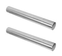 Angoily Birth Certificate Protector Holder Tube, 2pcs Metal Storage Cylinder for Marriage License and Diploma Documents, 5cm Diameter X 40cm Length Organizer Case for Travel and Office