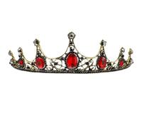 Angoily Black Alloy Wedding Crown Headband Bridal Hair Decoration Elegant Classic Headpiece for Bridesmaids and Ladies Wedding Women Headwear
