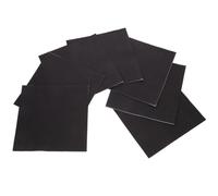 Angoily Black Paper Cocktail Napkins 6.5x6.5 Inches, 20 Sheets Pack, Double-Layered Small Napkins for Birthday Parties and Size Gathering
