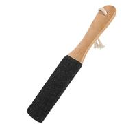 Angoily Black Synthetic Material Foot File for Men and Elders, Easy to Take Double-Sided Callus Remover Foot Care File for Removing Dead Skin and Hard Skin from Heels
