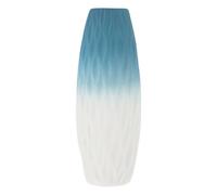 Angoily Blue Ceramic Planting Vase for Home and Office Creative Desktop Vase for Single Flower Decoration Modern Gradient Colour Design for Flower and Plant Display