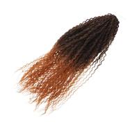 Angoily Boho Water Wave Crochet Hair Extensions 20 Inch High Temperature Synthetic Brazilian Afro Curly Braiding Hair for Micro Braids African Hairstyles