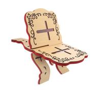 Angoily Bookshelf Stand Reading The for Holder Desk Book Rack Support Chanting Rack Bible Bookshelf Wood