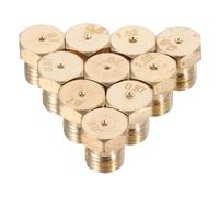 Angoily Brass Gas Stove Nozzles with 4 Size Specifications 10pcs Replacement Parts Household Stove Accessories 0.5mm 0.7mm 0.87mm 1.02mm Sturdy and Performance Suitable for Gas Burners