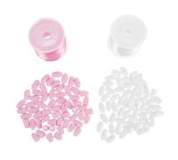 Angoily Breakaway Clasp Necklace Connector with Nylon String for DIY Jewelry Making Versatile Bracelet Lanyard Craft Supplies for Easy Assembly and Creative Projects