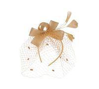 Angoily Bridal Headdress Hair Accessory Decorative Gauze Creative Elegant Photo Prop Safe to Wear for Weddings and Engagements
