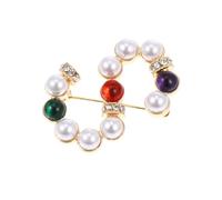 Angoily Brooch Pin Stylish and Decorative for Women S Shaped Elegant Alloy Clothing Brooch for Celebrations and Proms Accessories