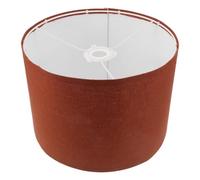 Angoily Brown Linen Drum Lamp Shade for Floor Or Ceiling Lamps, Easy to Set, Elegant and Timeless Design for Living Room Or Bedroom Decoration
