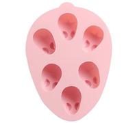 Angoily Bunny Pudding Mold, 3D Silicone for Baking 6-Hole Cake Mold and in, Cartoon Style Silicone Bakeware Cookies for Home Baking