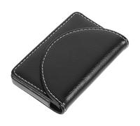 Angoily Business Card Holder Stylish Leather Card Protector Case for Id Passport Travel Essentials Multi Functional Design Attractive for Men
