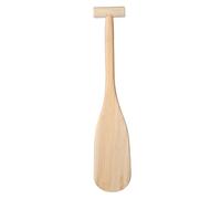 Angoily Canoe Paddle Wood Oar for Boats Ergonomic Handle Stable Grip Lightweight Crafting for Water Sports and Drifting Adventures