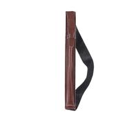 Angoily Capacitive Stylus Pen Cover PU Leather Pencil Holder with Elastic Belt for Pencil Coffee Color Portable Protective Case for Touch Screen Tablets