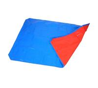 Angoily Car Roof Travel Protector in Blue-Orange Laminated Fabric 170X145Cm, Waterproof Roof Rack Cover Reinforced Straps for Suv Cargo and Outdoor Adventures