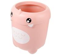 Angoily Cartoon Dinosaur Plastic Trash Can Lidless Creative Home Bin