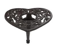 Angoily Cast Iron Teapot Warmer Tripod Rack Metal Tea Pot Heater Small Burner Heat Diffuser for Coffee Milk Tea Home Kitchen Accessories