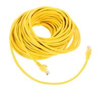 Angoily Cat 5e Ethernet Cable Yellow High-speed Network Cable with Aluminum and Magnesium Jacket for Secure Connection and Stable Transmission, for Routers and Home Computers