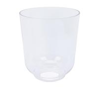 Angoily Ceiling Fan Light Covers，Glass Lamp Shade Replacement，Clear Tapered Ceiling Fan Light Shades，Classic Cone Glass Lamp Cover for Bathroom Vanity Wall Sconce Pendant，1pc