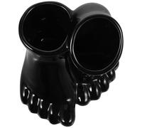 Angoily Ceramic Feet Shape Planter Succulent Pots Decorative Creative Flower Pot for Garden and Office Indoor Small Spaces