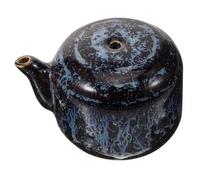 Angoily Ceramic Water Dropper for Calligraphy and Brush Painting Blue Kiln Change Porcelain Comfortable Grip Chinese Painting Supply for Ink Grinding and Water Control