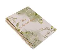 Angoily Check Register Book Budget Planner Notebook for Business and Personal Finance, Accounting Record Book with Vine Pattern Cover, Bank Transaction Register for Office and Home Use