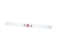 Angoily Chef Headband Decorative Karate Headband White Japanese Style for Kitchen Use Polyester Lasting-serving Life and Sturdy Design, Suitable for Men and Women