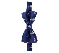 Angoily Christmas Pattern Bow Tie Men Pre-Tied Party Accessory for Holiday Outfits Featuring Stylish Symmetrical Cutting