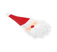 Angoily Christmas Spoon Rest Ceramic Santa Clause Spoon Holder Practical with Smooth Surface Elegant Decorative Design for Celebration Dining