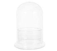 Angoily Clear Glass Dome Terrarium Container with Base for Miniature Moss Gardens Hydroponic Planter Desktop Decorative Eco Bottle for DIY Micro Landscape