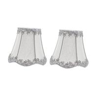 Angoily Cloth Lamp Shade Floor Lampshade Protective Shell for Ceiling Lamp - Decorative Diffuse Lighting Simple Style Cloth Light Cover for Living Room Bedroom 2Pcs