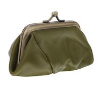 Angoily Coin Purse Change Purse Retro Pu Wallet with Hardwares Accessories and Easy to Open and Close Design for Female Relatives and Friends, and Decoration for Taking Pictures