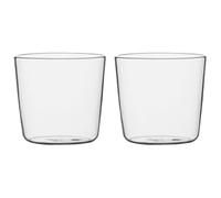 Angoily Cold Drink Cups Classic Elegant Style Heat and Cold Resistant 2pcs 120ml Glass with Multi-Function Carafe Lids for Home and Office Use