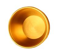 Angoily Copper Desktop Wealth Bowl Creative Traditional Chinese Design, Golden Vintage Treasure Basin for Home and Office Decoration, Feng Shui Ornament