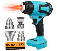 Angoily Cordless Handheld Hot Air Blower for Hot Air Heater with Fast Heating Four Nozzles Included High Temperature Protective Cover Safe and Durable Design