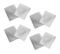 Angoily Corrugated Aluminum Roofing Panels 8Pcs Miniature Model Tiles for DIY Architectural Model House Roof Crafting Supplies