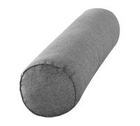 Angoily Cotton Linen Massage Foot Pillow Bolster Leg Pillow 15x40cm Spa Beauty Bed Footrest Support Cushion in Smoke Grey