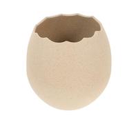 Angoily Creative Ceramic Egg-Shaped Dessert Bowl and Flower Vase Large Handcrafted High-Temperature Ceramic Container for Ice Cream Salad Hydroponic Plants Home and Wedding Decoration