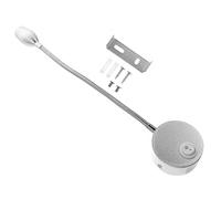 Angoily Creative Led Bedside Reading Lamp with Switch 3w White Light Flexible Hose Silver for Bedroom Hotel Study Eye-Caring Student Night Light