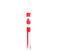 Angoily Creative Maple Leaf Pattern Garden Windsock Flag for Outdoor Yard Decoration, Satin Material with Long-lasting and Beautiful Look, for Party Dances and Photography