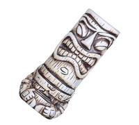 Angoily Creative White Ceramic Cocktail Glass Smooth Cup Mouth and Sturdy Design, Round Shape Whiskey Cup for Home Bar and Hawaiian Party Use